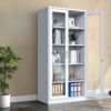 Full Glass Metallic Cabinet