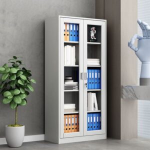 Full Glass Metallic Cabinet