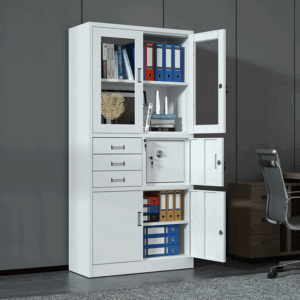 4-Door Filing Cabinet with a Safe Box