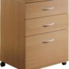3-Drawer Mobile Filing Cabinet