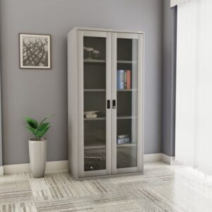 Full Glass Metallic Cabinet