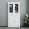 4-Door Metallic Cabinet With Drawers