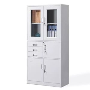 4-Door File Cabinet With A Safe