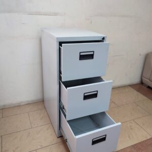3-Drawer Metallic Cabinet