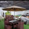 4-Seater Outdoor Set With Umbrella