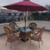 4-Seater Outdoor Set + Umbrella
