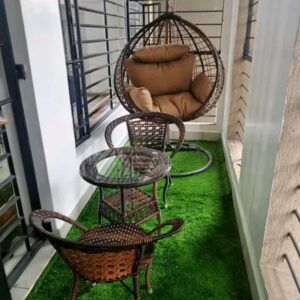 2-Seater Outdoor Set + Swing Chair