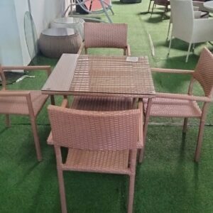 4-Seater Outdoor Bar Set