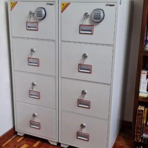 4-Drawer Fireproof Safe Cabinet