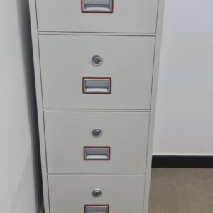 4-Drawer Fireproof Safe Cabinet