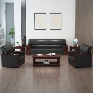5-Seater Mahogany Sofa Set