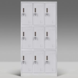 9-Door Metallic Cabinet