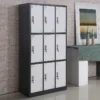 9-Door Metallic Cabinet