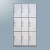 9-Door Metallic Cabinet