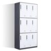 9-Door Metallic Cabinet