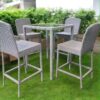 4-Seater Outdoor Bar Set