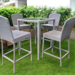 4-Seater Outdoor Bar Set
