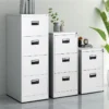4-Drawer Metallic Cabinet