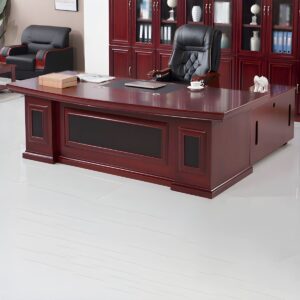 2.0m Executive Mahogany Desk