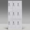 9-Locker Metallic Cabinet
