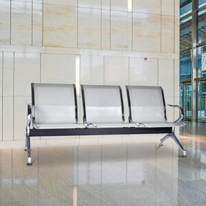 3-Link Metallic Waiting Bench