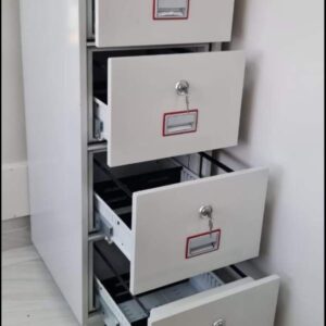 4-Drawer Fireproof Safe Cabinet