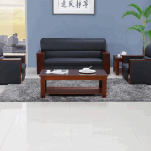 5-Seater Mahogany Executive Sofa Set(3+1+1)