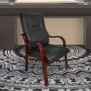 Executive Leather Visitor's Chair